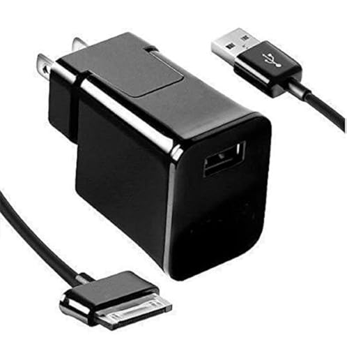 WGHWQ 30-Pin USB Charger for Samsung Galaxy Tab 2 7.0"/7.7"/8.9"/10.1" & Note 10.1 Tablet (N8000/N8013) - Black - Image 5