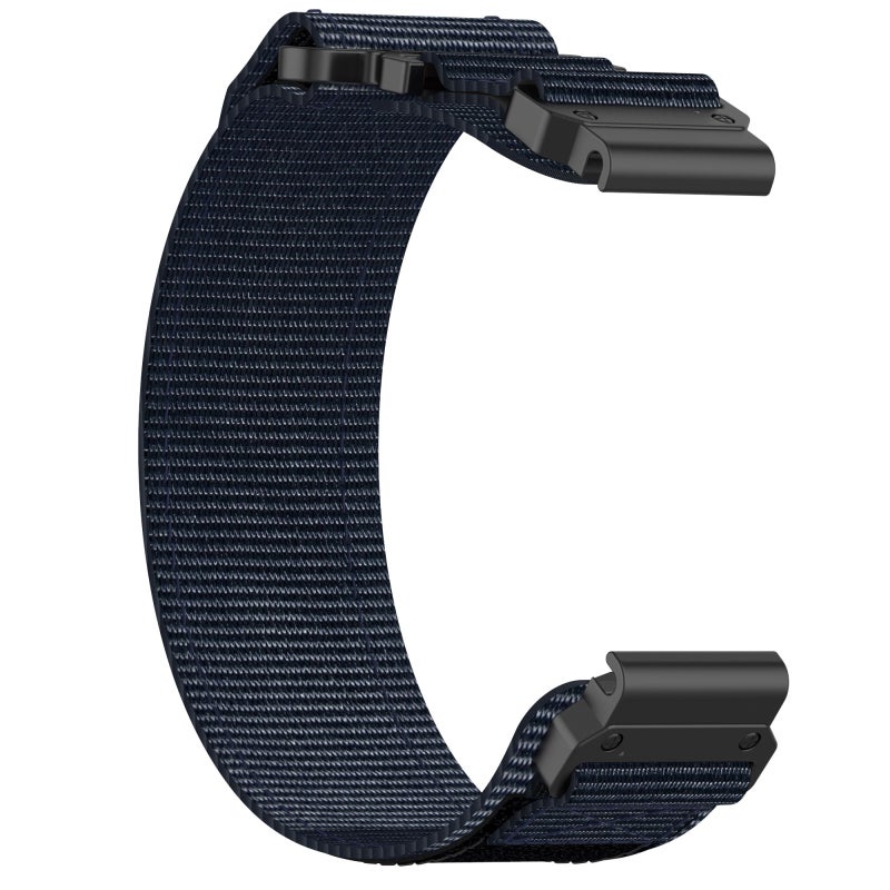 S-TOP For Garmin Forerunner 935 22mm Nylon Hook And Loop Fastener Watch Band(Blue) - Image 2