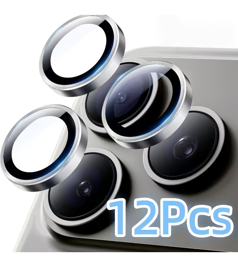 Orange 12 Pcs Set for iPhone 17Air Camera Lens and Screen Protector Case - Image 2