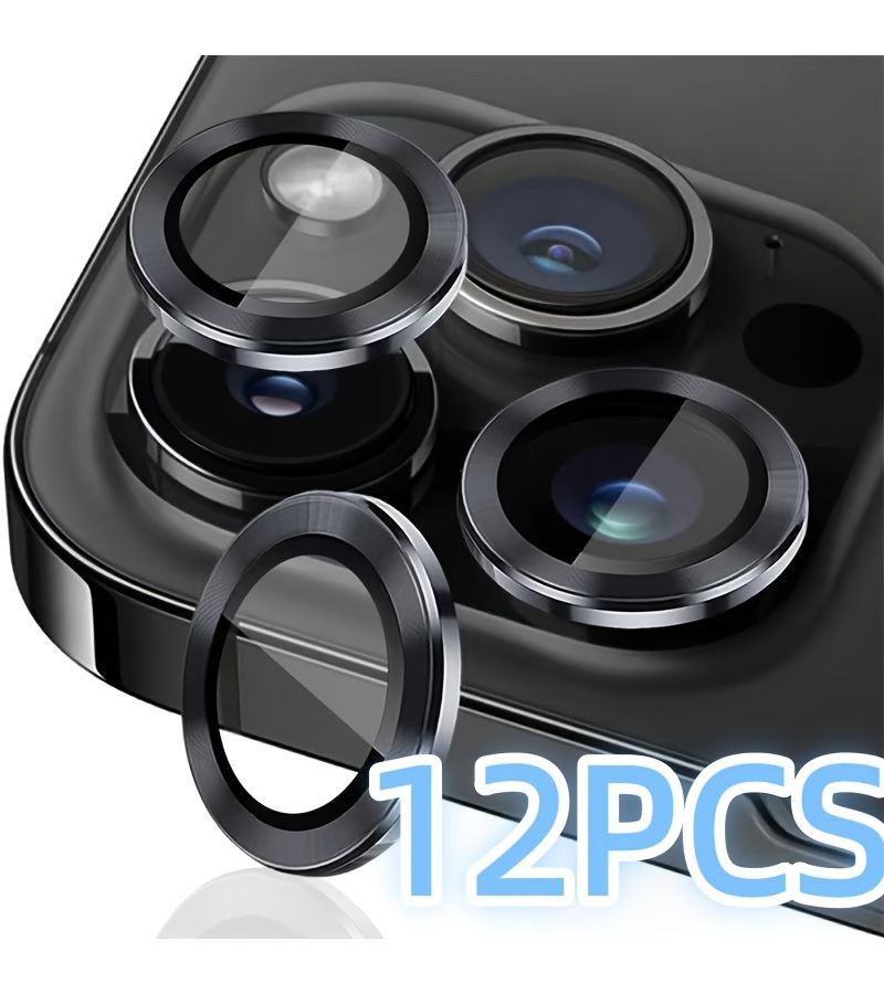 Orange 12 Pcs Set for iPhone 17Air Camera Lens and Screen Protector Case - Image 4
