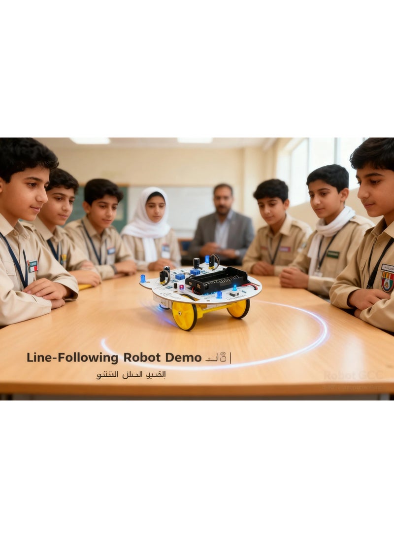 robotgcc STEM Coding Robot Cat | Programmable Smart Robot for Kids | Line Tracking & Obstacle Avoidance | Bluetooth Control with Scratch & Python | Educational Robotics Kit for Schools & Makers | Interactive Learning Toy with Sensors & LED Display | Hands-on AI & IoT DIY Robot Project - Image 3