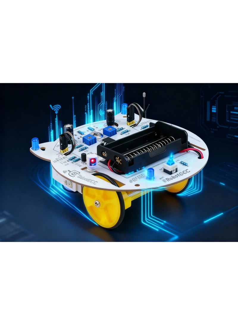 robotgcc STEM Coding Robot Cat | Programmable Smart Robot for Kids | Line Tracking & Obstacle Avoidance | Bluetooth Control with Scratch & Python | Educational Robotics Kit for Schools & Makers | Interactive Learning Toy with Sensors & LED Display | Hands-on AI & IoT DIY Robot Project - Image 1