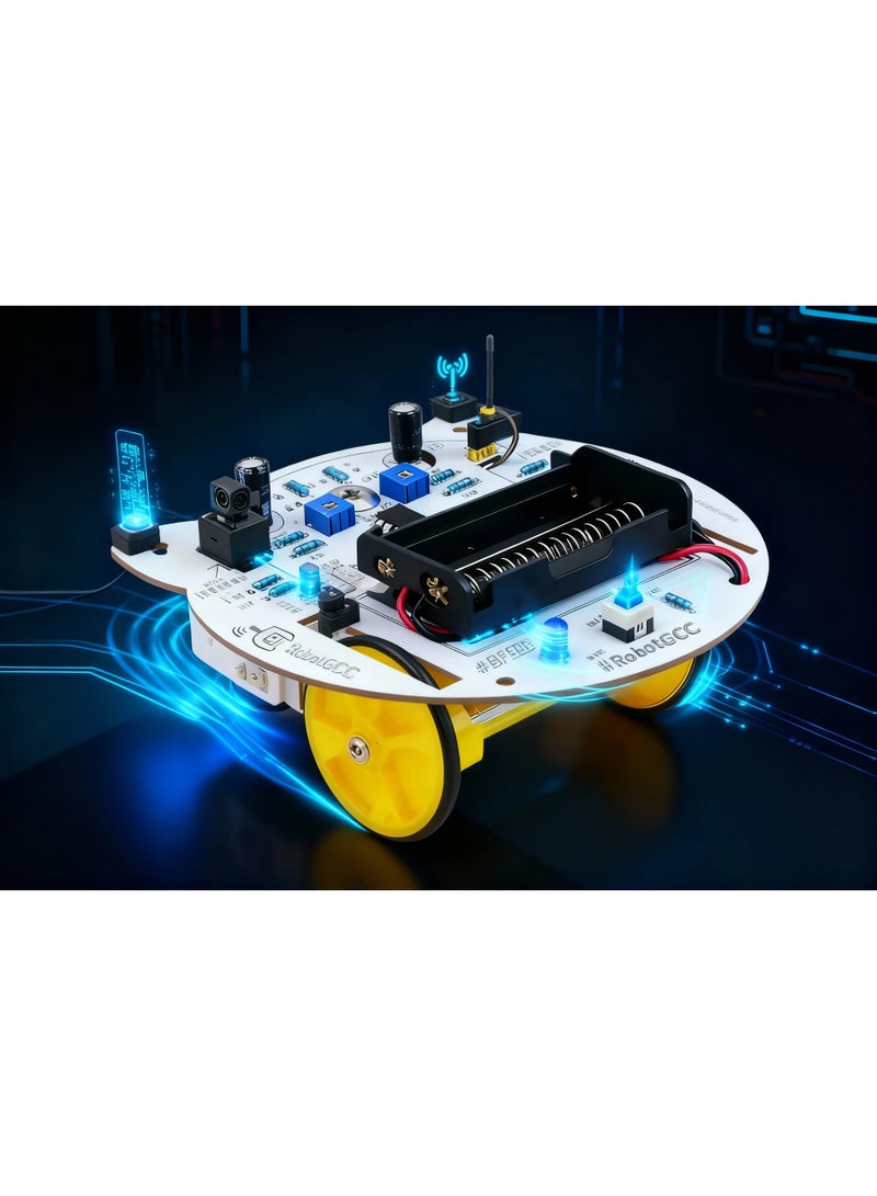 robotgcc STEM Coding Robot Cat | Programmable Smart Robot for Kids | Line Tracking & Obstacle Avoidance | Bluetooth Control with Scratch & Python | Educational Robotics Kit for Schools & Makers | Interactive Learning Toy with Sensors & LED Display | Hands-on AI & IoT DIY Robot Project - Image 4