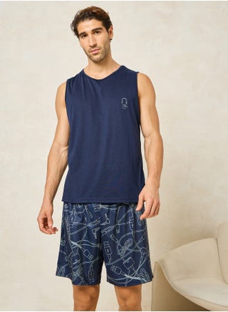 Printed Tank & AOP Shorts Set - pzsku/Z7A96718E0FC60D5AE4CDZ/45/_/1715263622/48408dfd-d0e0-4412-8241-6a62deab2b7c