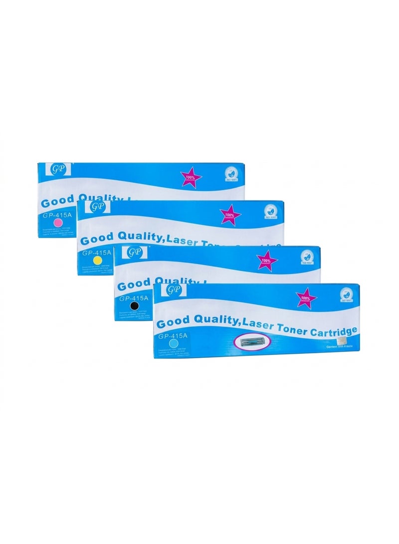 GP TONER FOR HP 415A FULL SET (BLACK CYAN YELLOW MAGENTA)