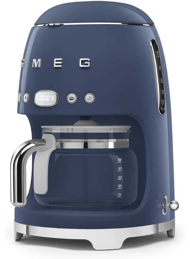 smeg 50's Style Drip Filter Coffee Machine 1.4 L 1050 W DCF03NBUK Navy Blue - Image 2