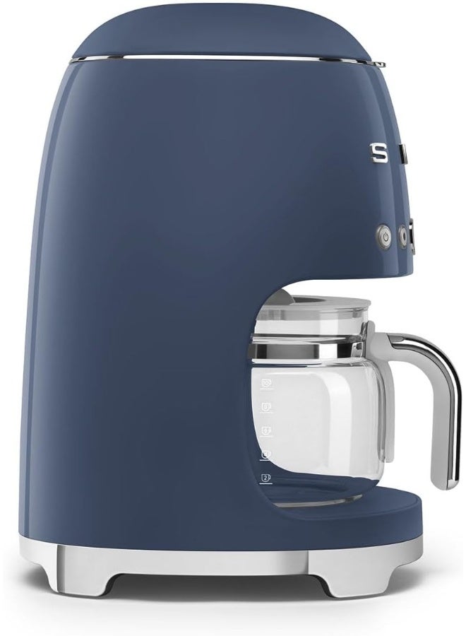 smeg 50's Style Drip Filter Coffee Machine 1.4 L 1050 W DCF03NBUK Navy Blue - Image 4