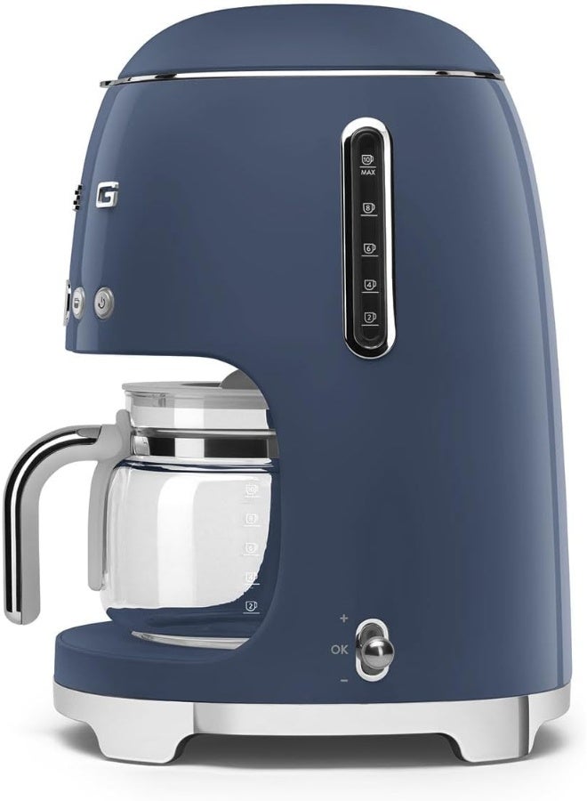 smeg 50's Style Drip Filter Coffee Machine 1.4 L 1050 W DCF03NBUK Navy Blue - Image 3