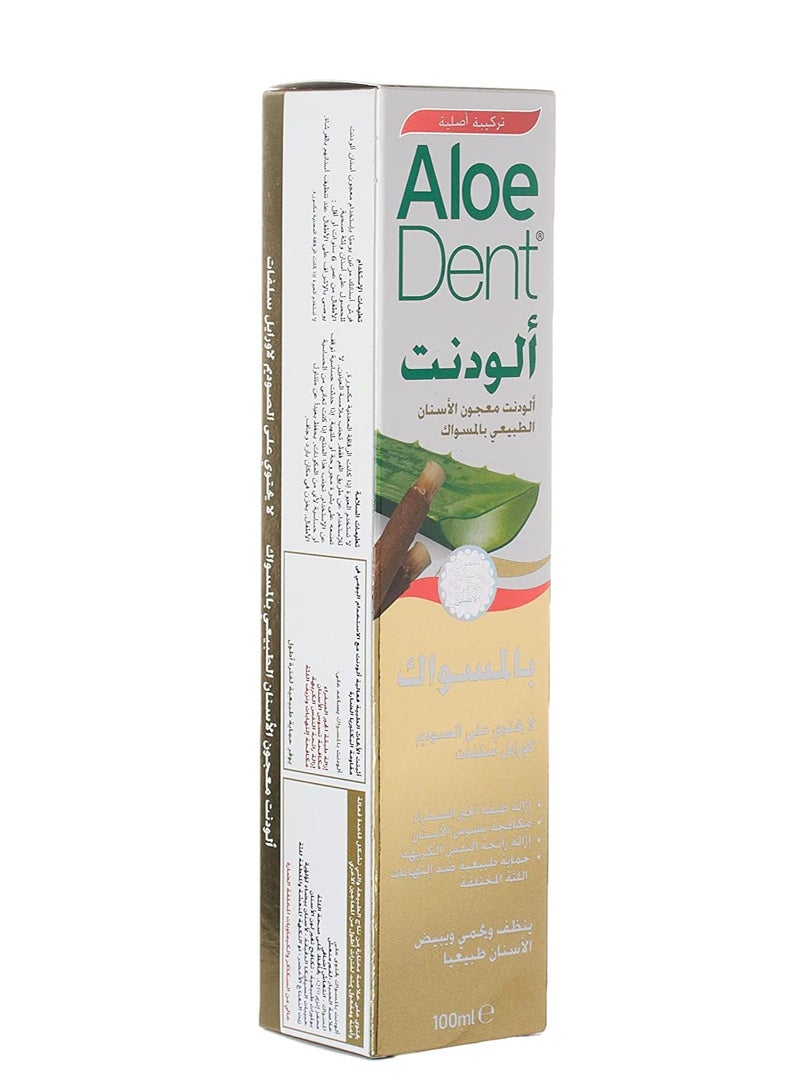 AloeDent AloeDent Miswak Aloe Vera Toothpaste 100ml - Image 2