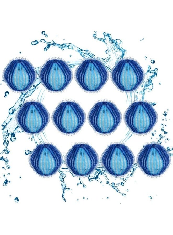 12 Pcs Pet Hair Remover for Laundry, Reusable Lint Catcher, Dryer Remove Balls, Reduces Colthes Wrinkles, Easy to Use, for Washing Machine Cleaning - Image 1