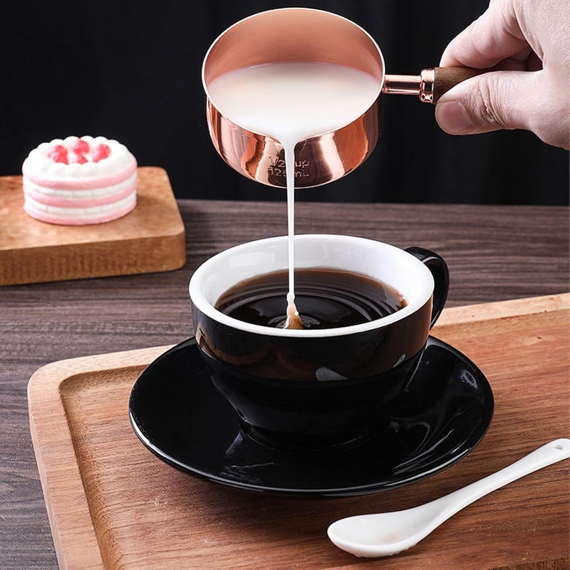 Stainless Steel 304 Sauce Cup, Cooking Mini Sauce Cup, Individual Seasoning Settings, Measuring Scale, for Home Restaurant Outdoor Picnic (125ml) - Image 2