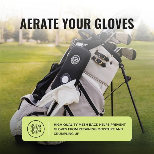 Stripebird - Original Performance Golf Glove Holder Case (Stealth Black) - Protect and Keep Golf Gloves Dry - Moisture Free Storage - Organizer Case - Image 5