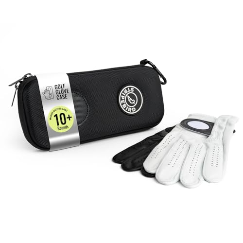 Stripebird - Original Performance Golf Glove Holder Case (Stealth Black) - Protect and Keep Golf Gloves Dry - Moisture Free Storage - Organizer Case - Image 1