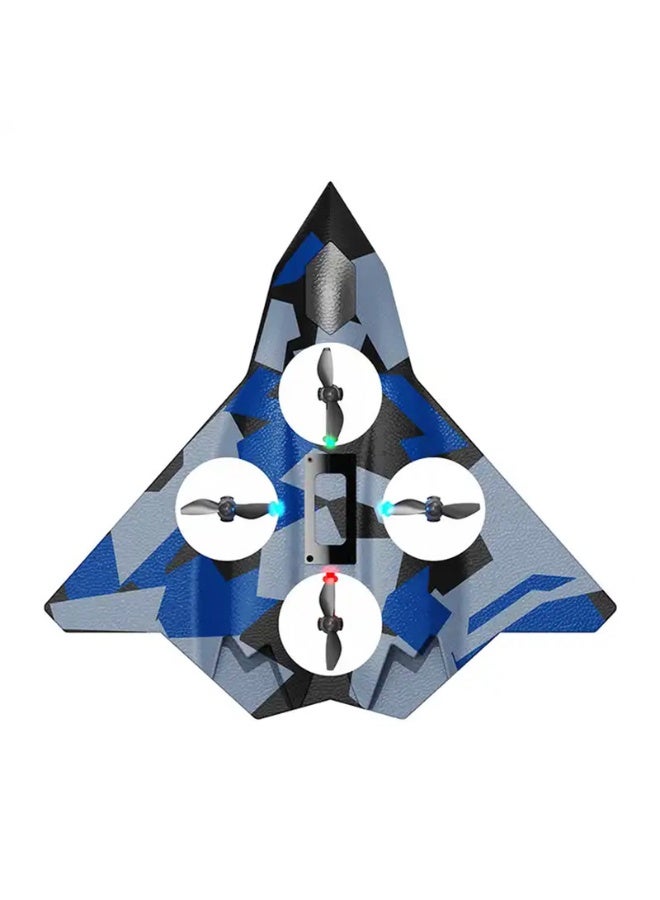 BORTONY RC Plane 2.4GHz Remote Control Drone Quadcopter Foam Fighter Aircraft Lightweight with One-Key Takeoff LED Lights & 360° Stunt Flips for Beginners & Kids - Image 2