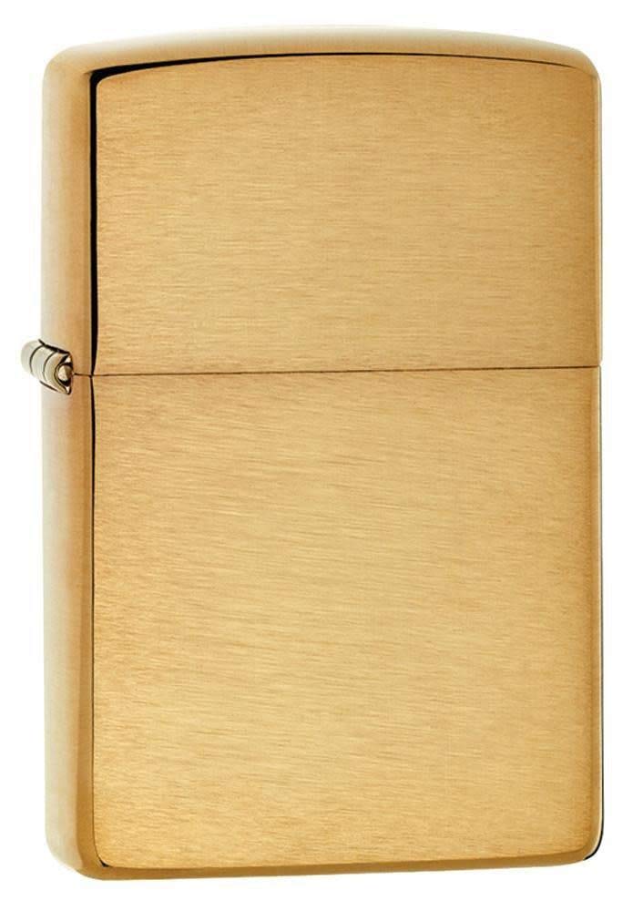 Zippo زيبو أرمور نحاسي مصقول مقاوم للرياح ولاعة جيب بدون وقود وغاز - Image 1