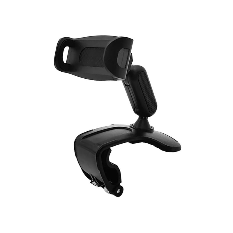 Rotating Car Phone Holder With Sun Shield Dashboard Mount For Rearview Mirror Use - Image 2