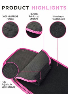 GROIC Waist Trimmer Belt for Women Wrap Waist Trainer Sauna Belt Tummy Toner Low Back and Lumbar Support with Sauna Suit Effect  - Image 2