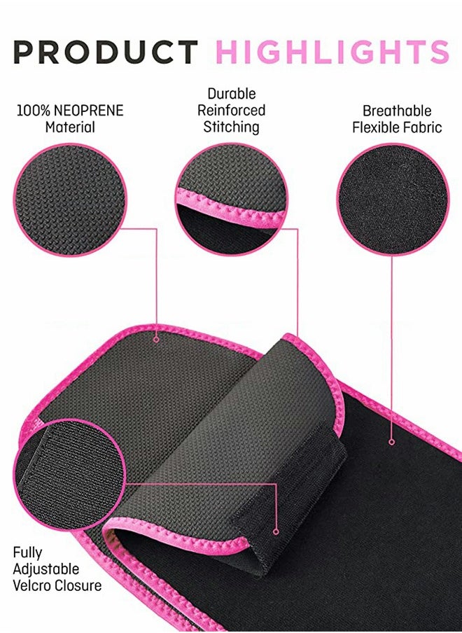 GROIC Waist Trimmer Belt for Women Wrap Waist Trainer Sauna Belt Tummy Toner Low Back and Lumbar Support with Sauna Suit Effect  - Image 2