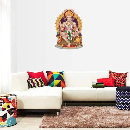 Rangoli Large Modern Art Wall Sticker Mullticolor Vinyl Sticker 40cm or 50 cm Pack of 1 - Image 3