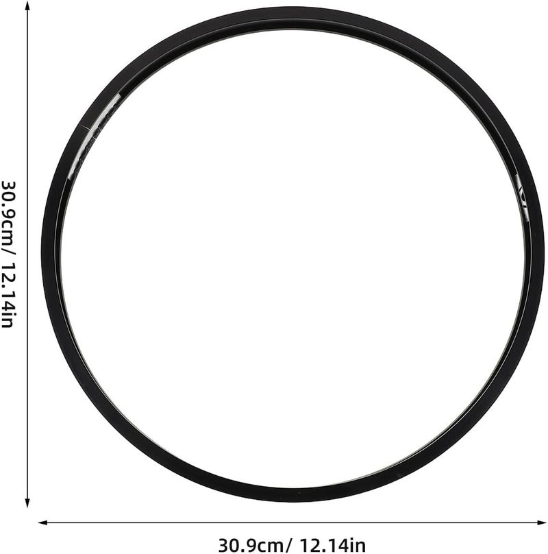 Aluminum Round Picture Frame, 12 Inch Brushed Matte Black Circular Canvas Frame for Wall Decor, Oil Paintings, Posters, Gallery Artwork - Image 2