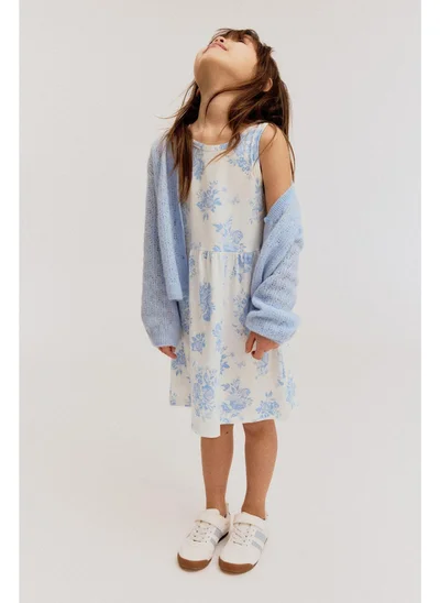 اتش اند ام Patterned cotton dress