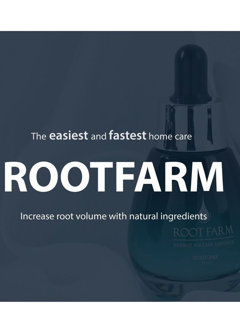 ROOTONIX - Scalp Massager VOLUME Booster + Root Farm Ample 35m 1pcs Package Scalp Care Device Phototherapy Smart Scalp Massager for Hair Growth Anti Hair Loss Head Care Electric Massage - Image 1