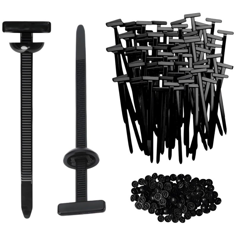 DEKEWEI 50PCS Nylon Universal Cable Tie Buckles UV Resistant Automotive Zipper Clips Self Locking Rivet Zip Ties for Automotive Office Household Use - Image 3