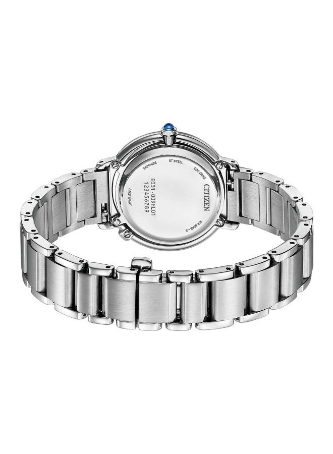 CITIZEN L Arcly Eco-Drive Women’s Watch EM1090-60D, 31.2 mm Mother-of-Pearl Dial, Stainless Steel Case & Bracelet, Sapphire Crystal, 50 m WR - Image 4