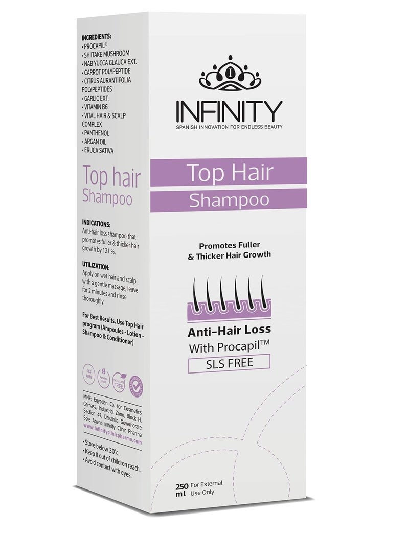 Infinty - Infinity Top Hair Shampoo – Hair Loss Treatment 250ML - Image 1