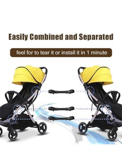 3pcs Twin Stroller Connector Universal Belt: Baby Pushchair Connectors Adjustable Dual Twins Baby Cart Connectors for Two Single Strollers Become a Double Stroller - pzsku/Z7A976290C21BC357CEC6Z/45/_/1738933183/bcda5a32-b9ac-4f52-9fc8-866fc46fdd4a