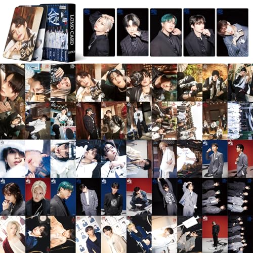 PYAJUU 4Pack/220Pcs Stray Kids Photocard Set KPOP HOP Album Cards GIANT Photocards ATE Post Cards Straykids 2025 Season's Greetings Stray Kids Merch Gift for STAY - Image 2