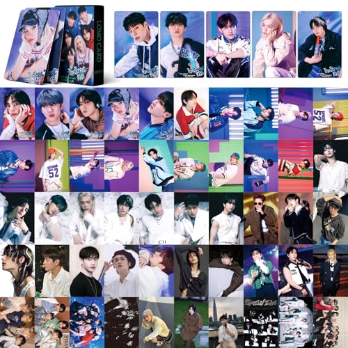 PYAJUU 4Pack/220Pcs Stray Kids Photocard Set KPOP HOP Album Cards GIANT Photocards ATE Post Cards Straykids 2025 Season's Greetings Stray Kids Merch Gift for STAY - Image 4