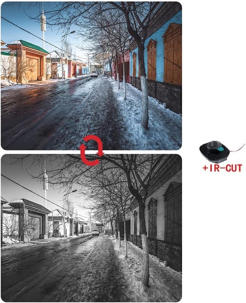 woobles Camera Indoor,Hemispherical Camera， AHD-5MP Security Monitor Camera, Small Full HD 2592x 1944 Security Camera - Image 4