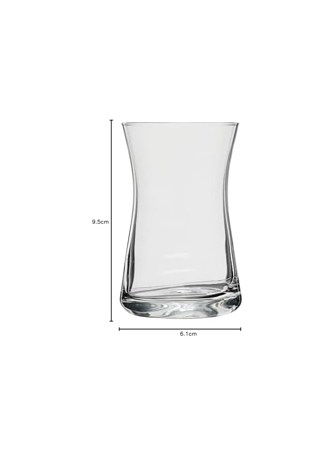 S-TOP Turkish Tea Glasses (Set of 6) - Heybeli - Image 3