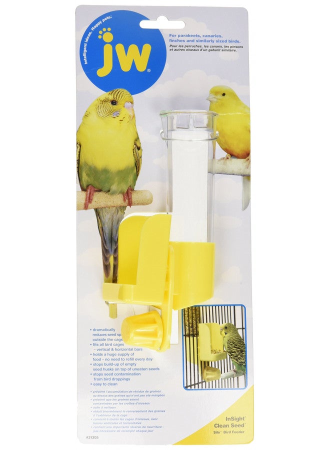 JW Pet Company Clean Seed Silo Bird Feeder Bird Accessory, Regular (Colors Vary) - Image 2