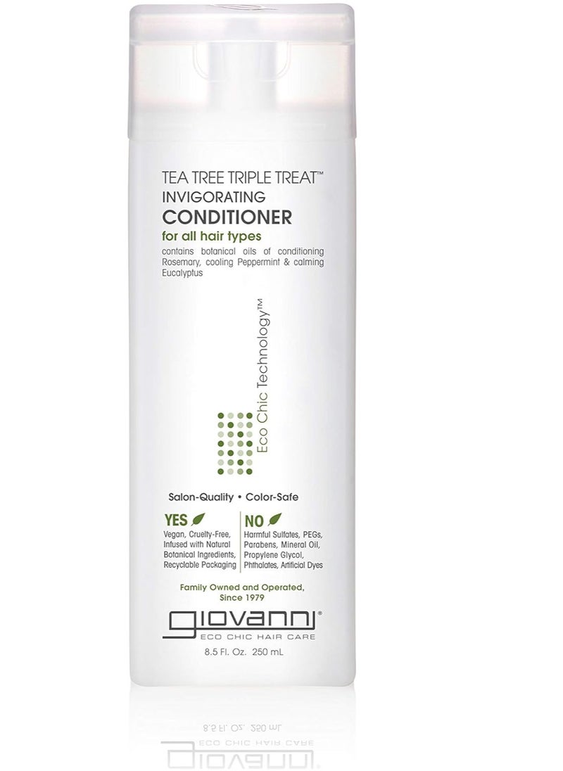 Giovane - Giovanni Triple Care Refreshing Conditioner with Tea Tree Extract 250ml - Image 1