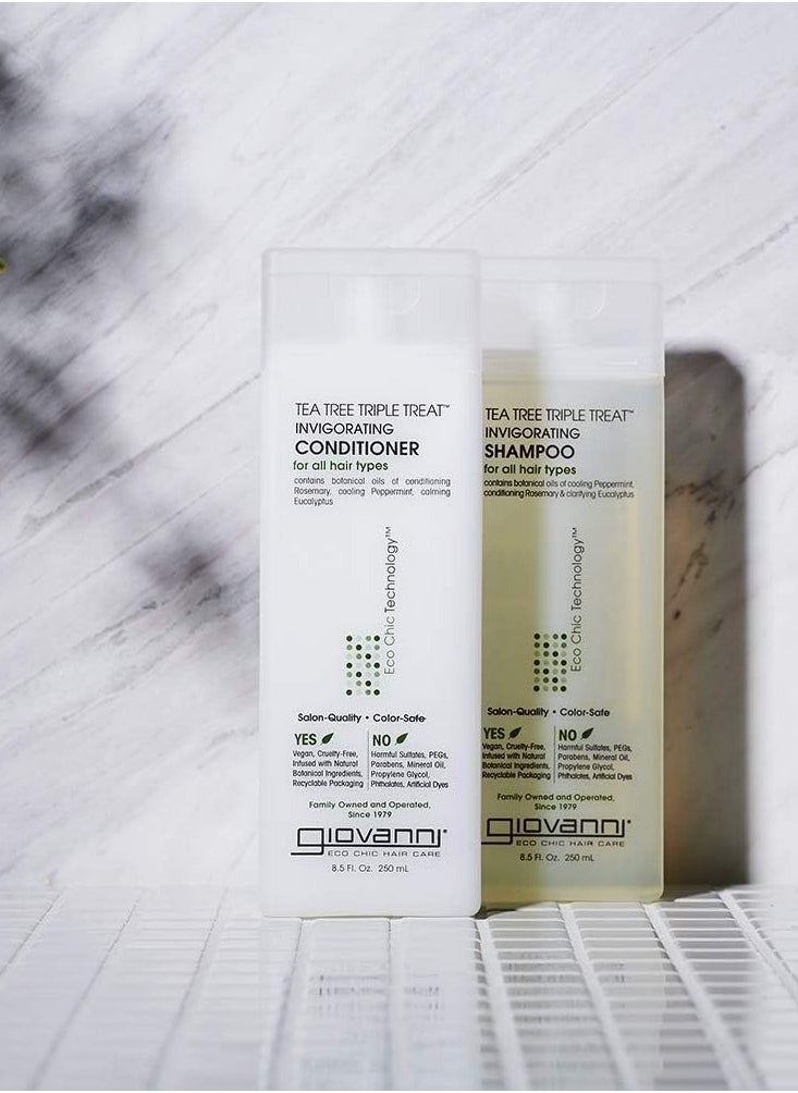 Giovane - Giovanni Triple Care Refreshing Conditioner with Tea Tree Extract 250ml - Image 1