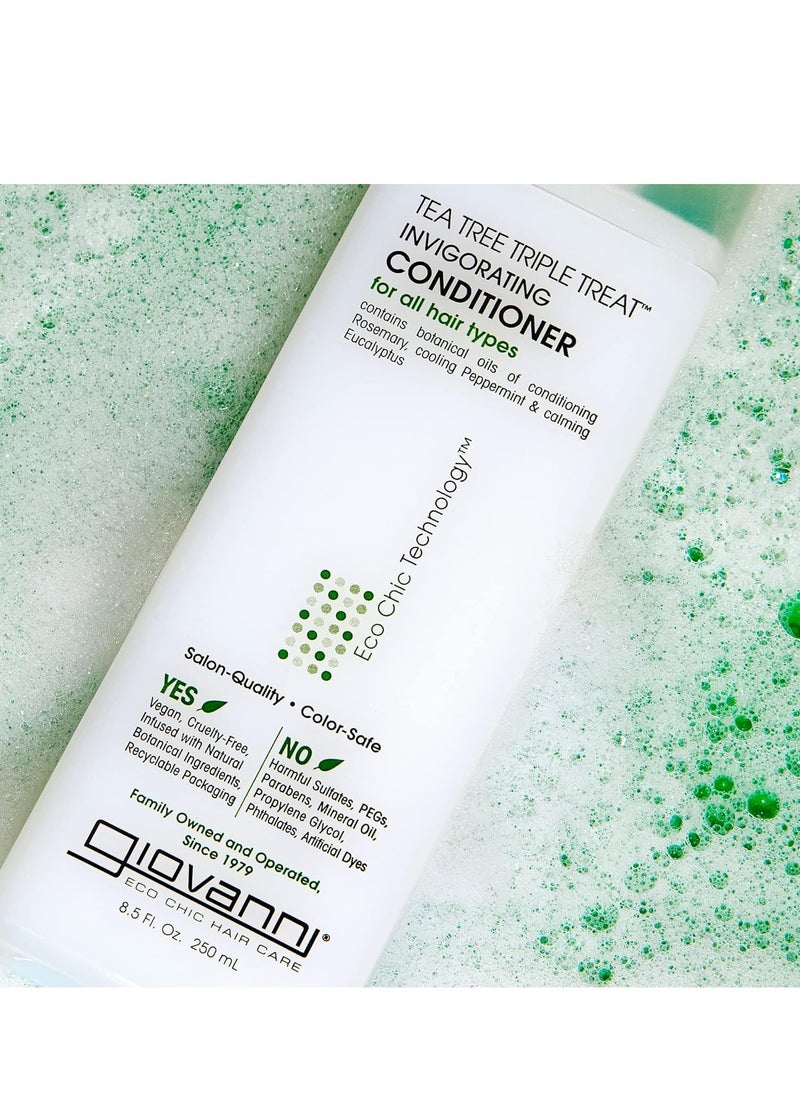 Giovane - Giovanni Triple Care Refreshing Conditioner with Tea Tree Extract 250ml - Image 1