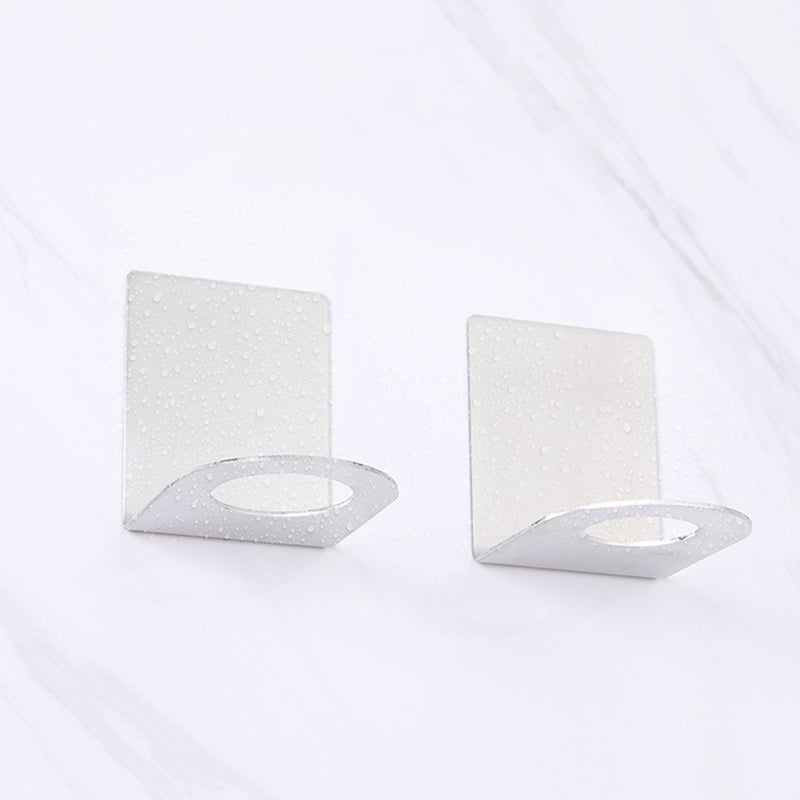 4 Pcs Wall Shampoo Holder Shower Bottle Holders Metal Shampoo Brackets for Home - Image 3