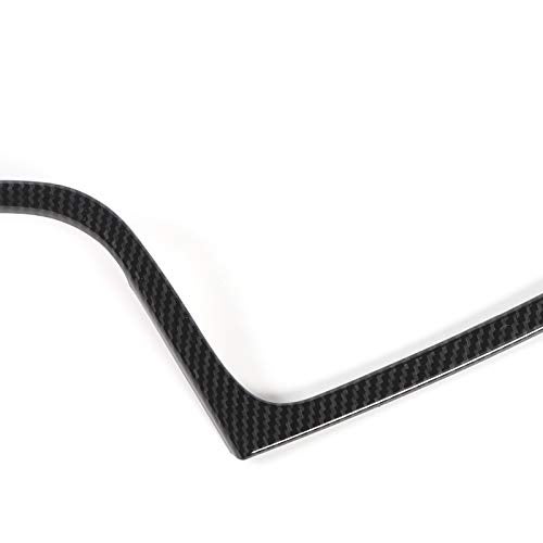 Tocatus Center Console Navigation GPS Radio Panel Trim Interior Accessories for 2014-2021 Jeep Grand Cherokee, ABS Carbon Fiber 1pc - Image 3