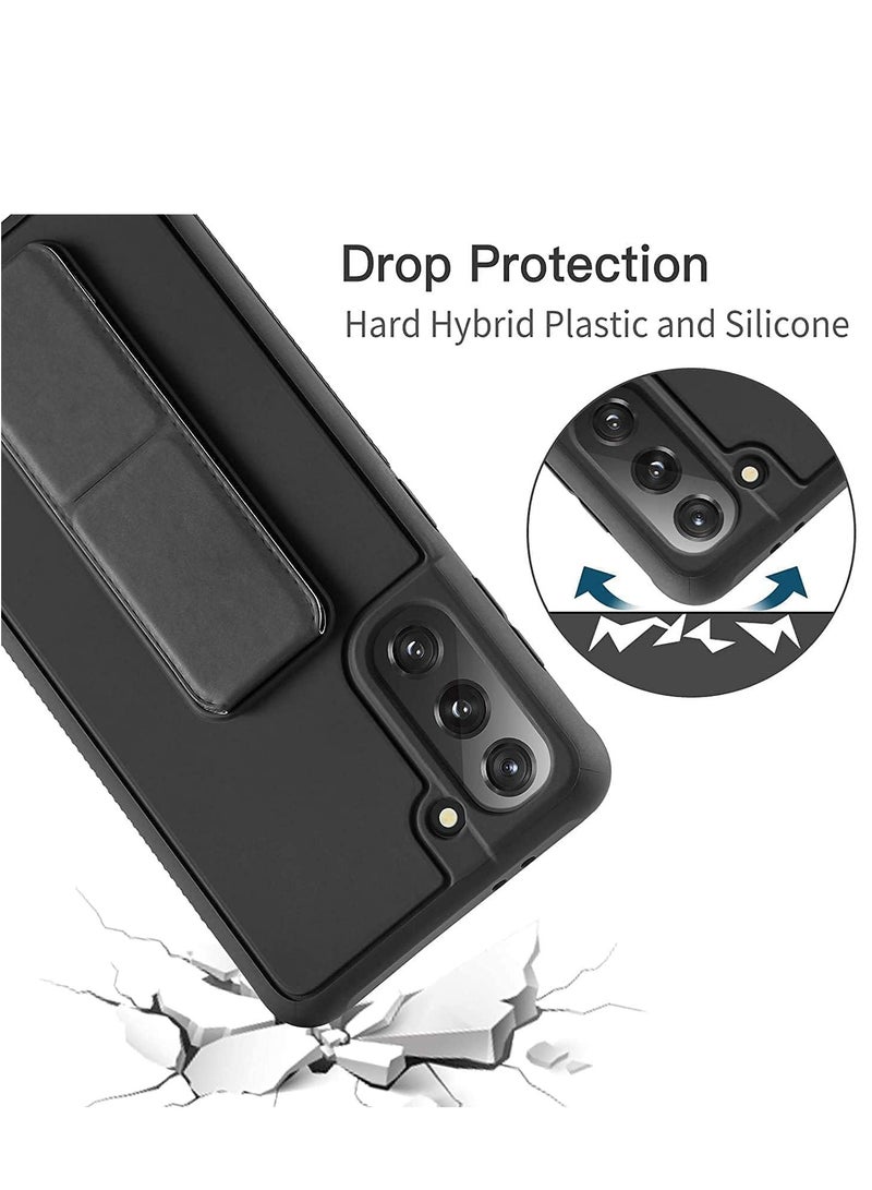 ELTRAZONE Samsung Galaxy S24 PLUS Case Cover Magnetic Car Mount Kickstand & Holder, Premium Silicone Vertical & Horizontal Hand Strap and Grip with Multi Stand for Samsung Galaxy S24 PLUS - Image 5