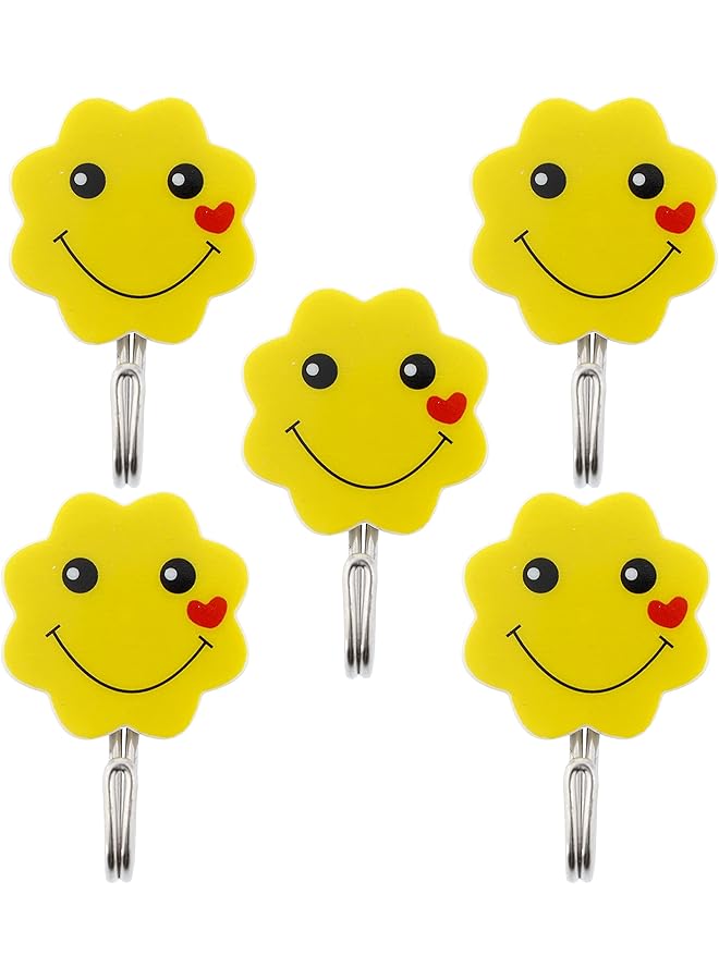 PROMASS promass 3 Pcs Clip Hook, Dc2034 Self Adhesive Wall Hook Heavy Duty Waterproof For Bathroom, Kitchen, Coat, Towel, Robe Hanger, Multi  - Image 1