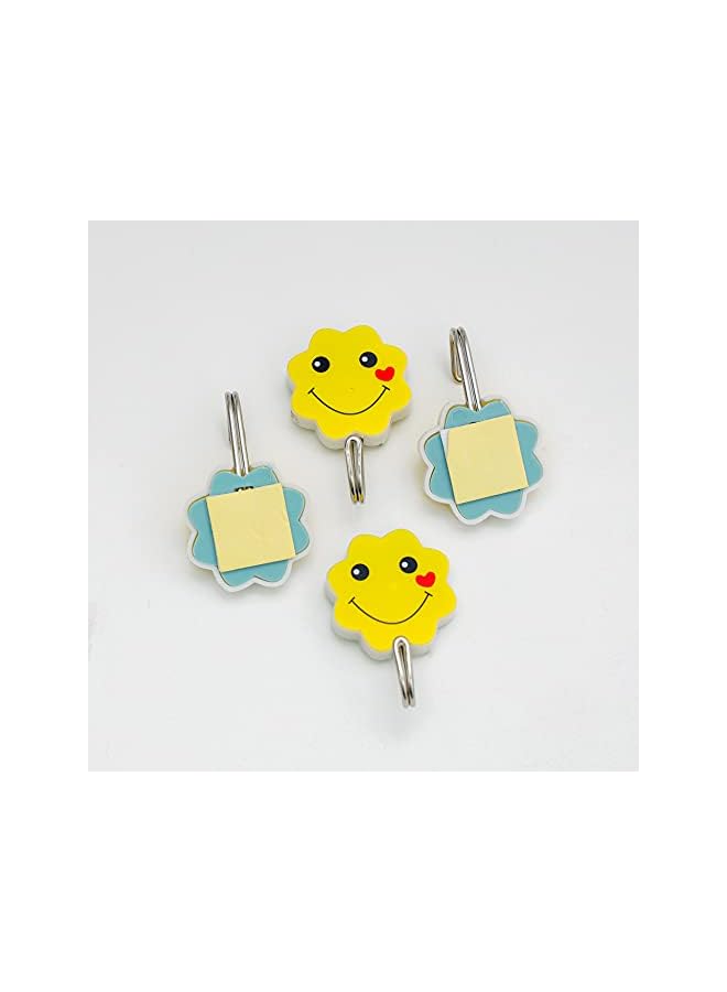 PROMASS promass 3 Pcs Clip Hook, Dc2034 Self Adhesive Wall Hook Heavy Duty Waterproof For Bathroom, Kitchen, Coat, Towel, Robe Hanger, Multi  - Image 2
