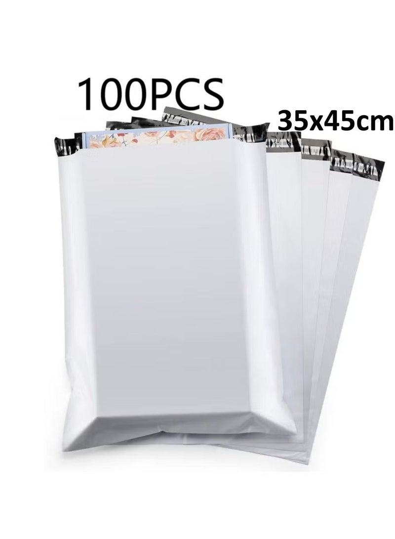 iPack Plastic Envelope Bag Self-Seal Adhesive Courier Shipping Bags | Strong Thick Shipping Bags For Ecommerce Stores | (35 x 45cm) (100Pcs) - Image 1