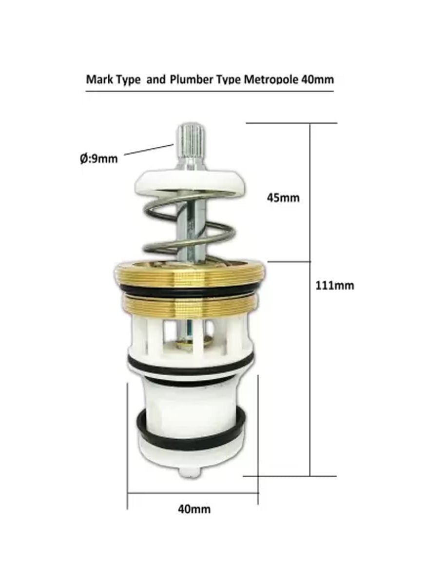 Generic VICTAC 40mm Plumber Compatible Metropole Flush Valve Repair Piston KitSuitable for Plumber Type Flush Valve kit  - Image 3
