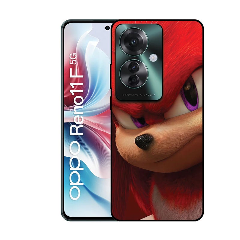 EYE CATCH Printed Protective Case Cover For Oppo Reno 11 F -  Red Sonic - Image 1