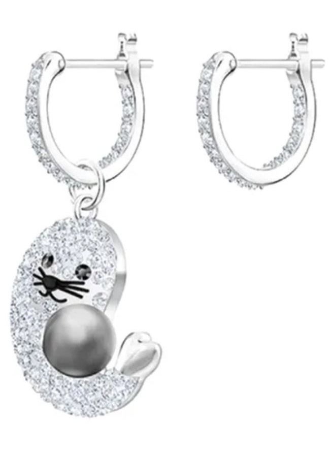 Chomel - Polar Seal Dangle Earrings - Image 1