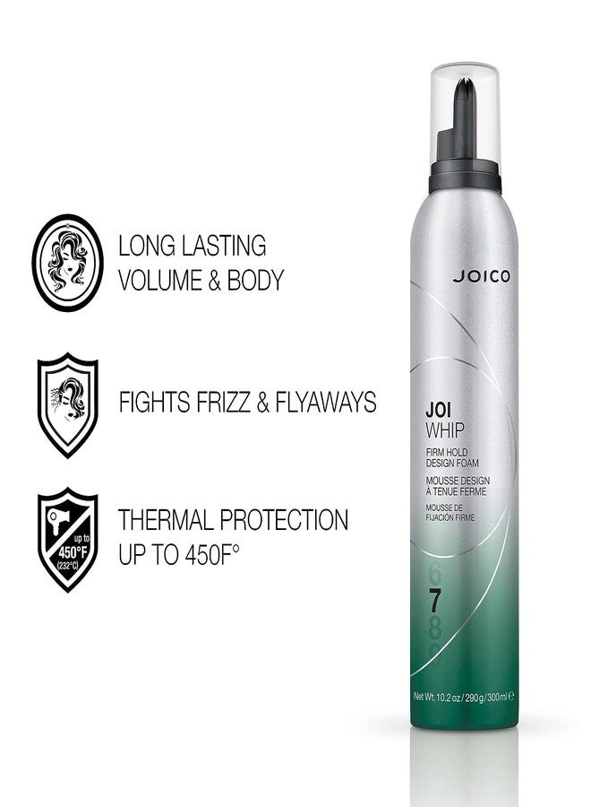 Joico JoiWhip Firm Hold Designing Foam | Add Volume and Body | Boost Shine | For Most Hair Types - Image 3