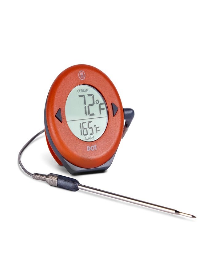 ترمومتر ThermoWorks DOT - ترمومتر بسيط مزود بمنبه، مفضل لدى الطهاة - لون أحمر فلفل كايين - Image 1