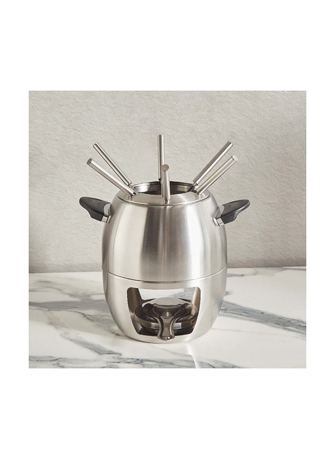 Home Box Divine 10-Piece Stainless Steel Fondue Set 23.5 cm  - Image 2